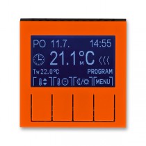 termostat programovatelný LEVIT 3292H-A10301 66 oranžová/kouřová černá